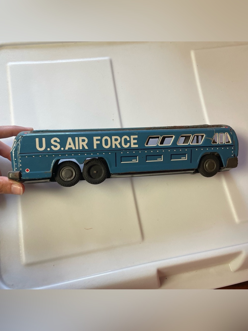 Vintage Toei Tin U.S. Air Force Bus